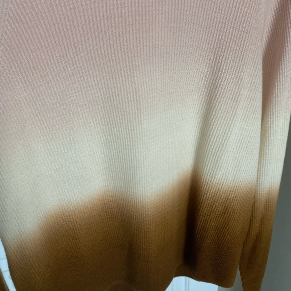 MW DIP DYE CASHMERE SWEATER - Picture 4 of 8